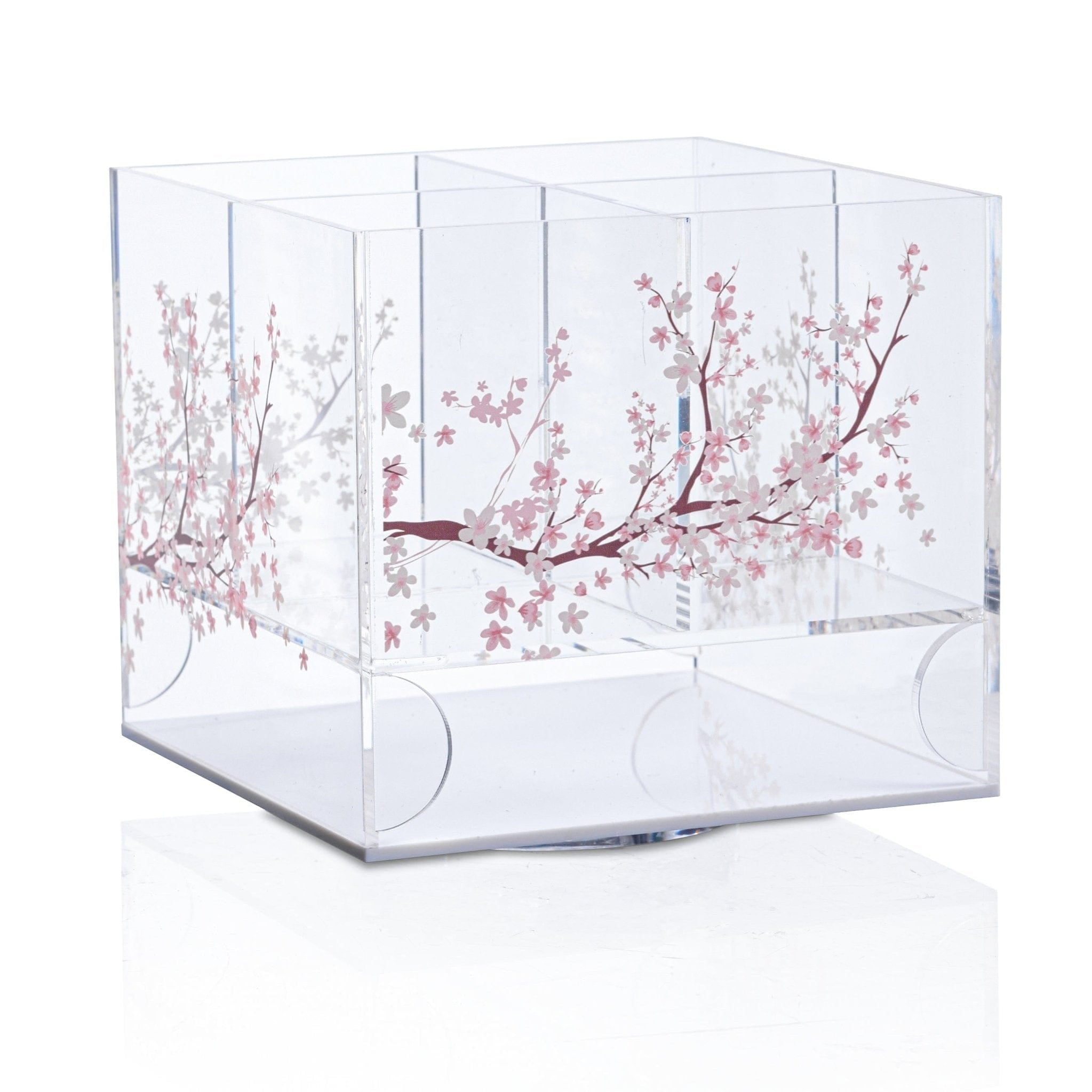Cherry Blossom Swivel Silverware Caddy - Waterdale Collection