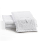 Circle Initial A Embossed Finger Towel