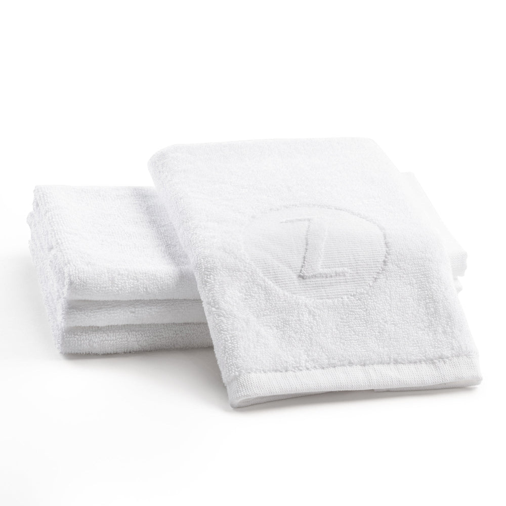 Circle Initial Z Embossed Finger Towel