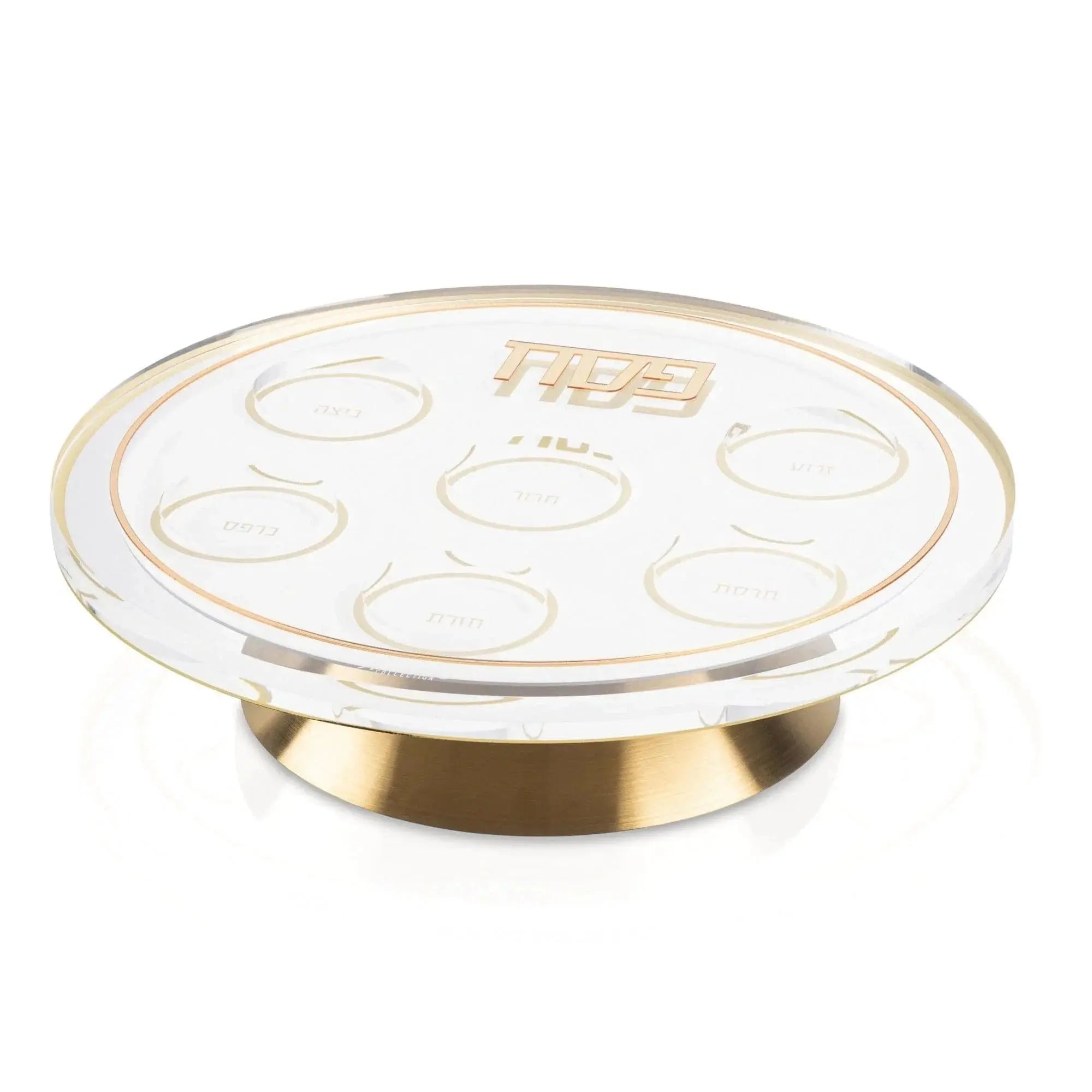 Classic 2.0 Seder Plate & Matzah Box Set - Waterdale Collection