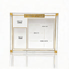 Classic 2.0 Shiurim card with gold-accented frame showing Passover Seder portion guides for maror, matzah, korech, and afikomen