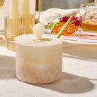 RH-HD-RO-RS-GO Classic Round Resin Honey Dish Gold