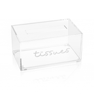 Clear Classic Tissue Box - Waterdale Collection