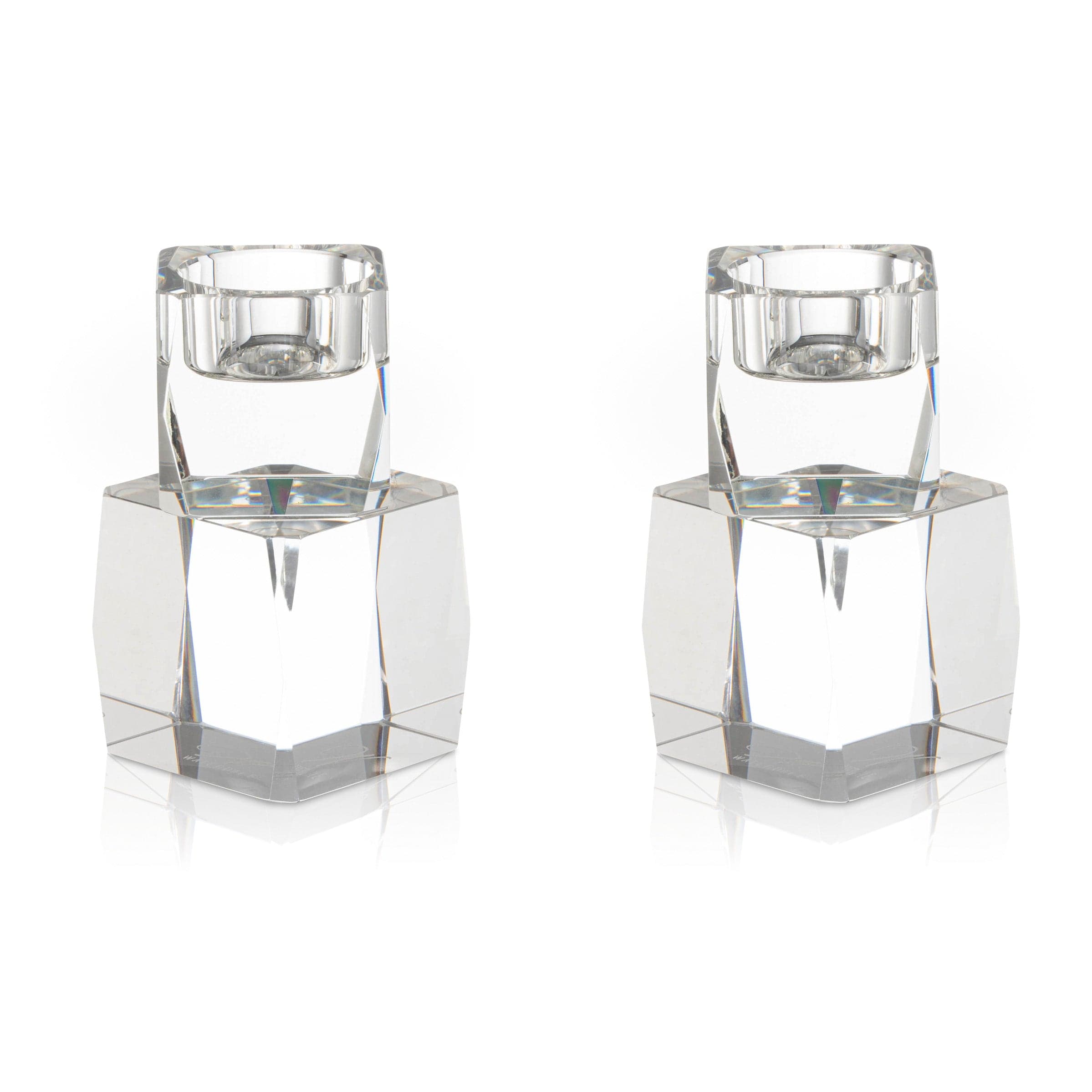Crystal Cube Tealight Holders - Waterdale Collection