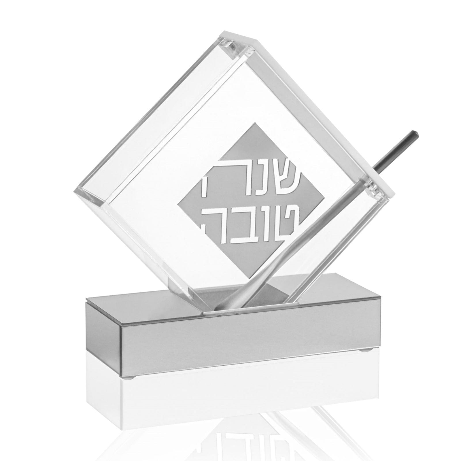 Silver Diamond Honey Dish