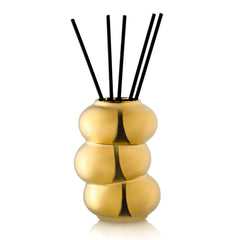 Ceramic donut-style room diffuser, elegant Purim Mishloach Manos gift component and modern floral home scent by Waterdale Collection.