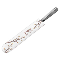 Embroidered Leaf Knife Blade Cover