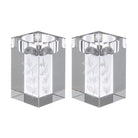 Engraved Crystal Tea Light Holders - Waterdale Collection