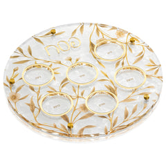Floral Bird Seder Plate - Waterdale Collection