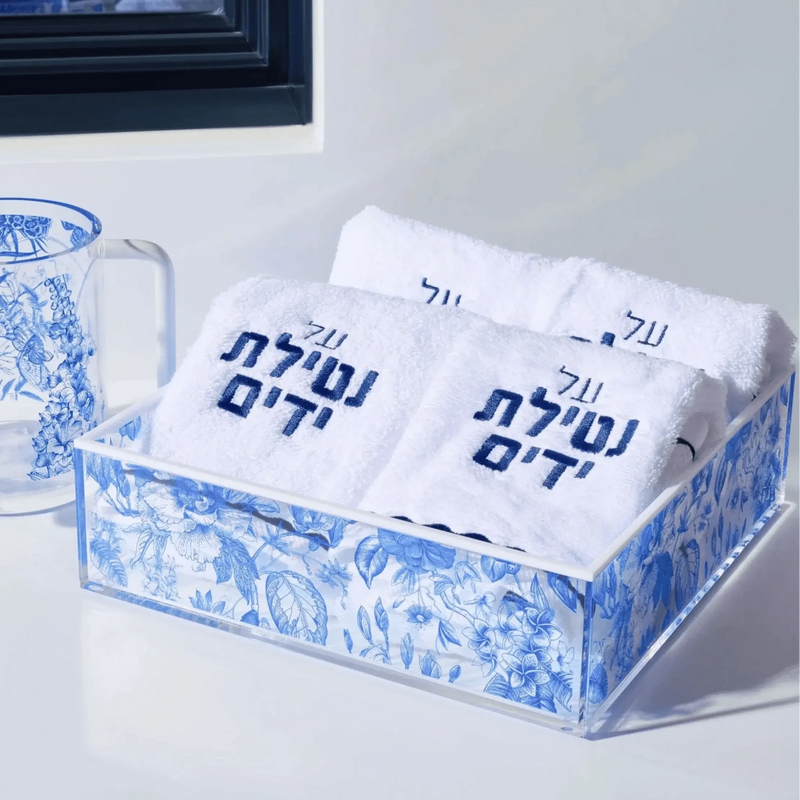 French Toile Towel Set