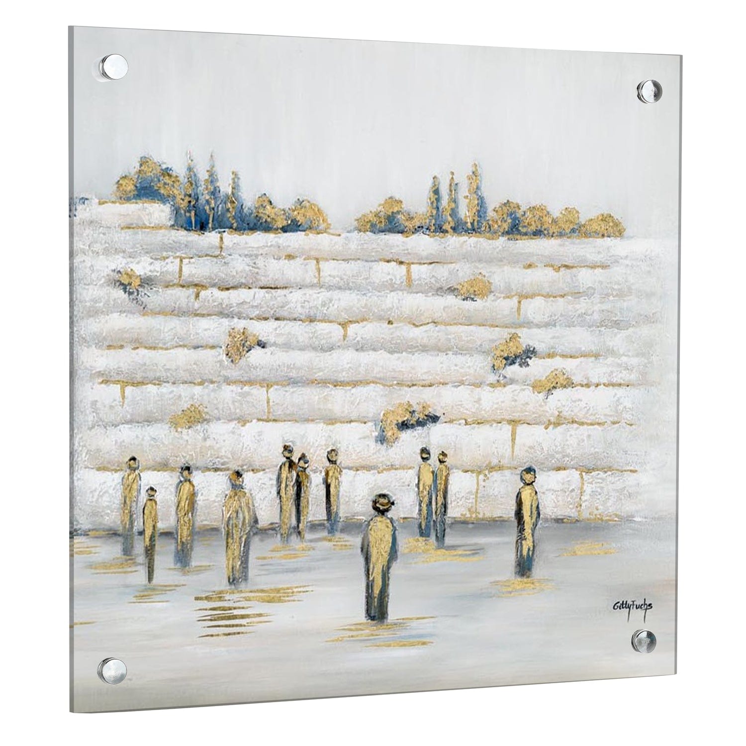 Gitty Fuchs Square Kosel Painting - Waterdale Collection