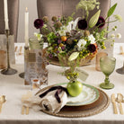 Personal Suspended Honey Dishes on a Rosh Hashanah dining table setting. 