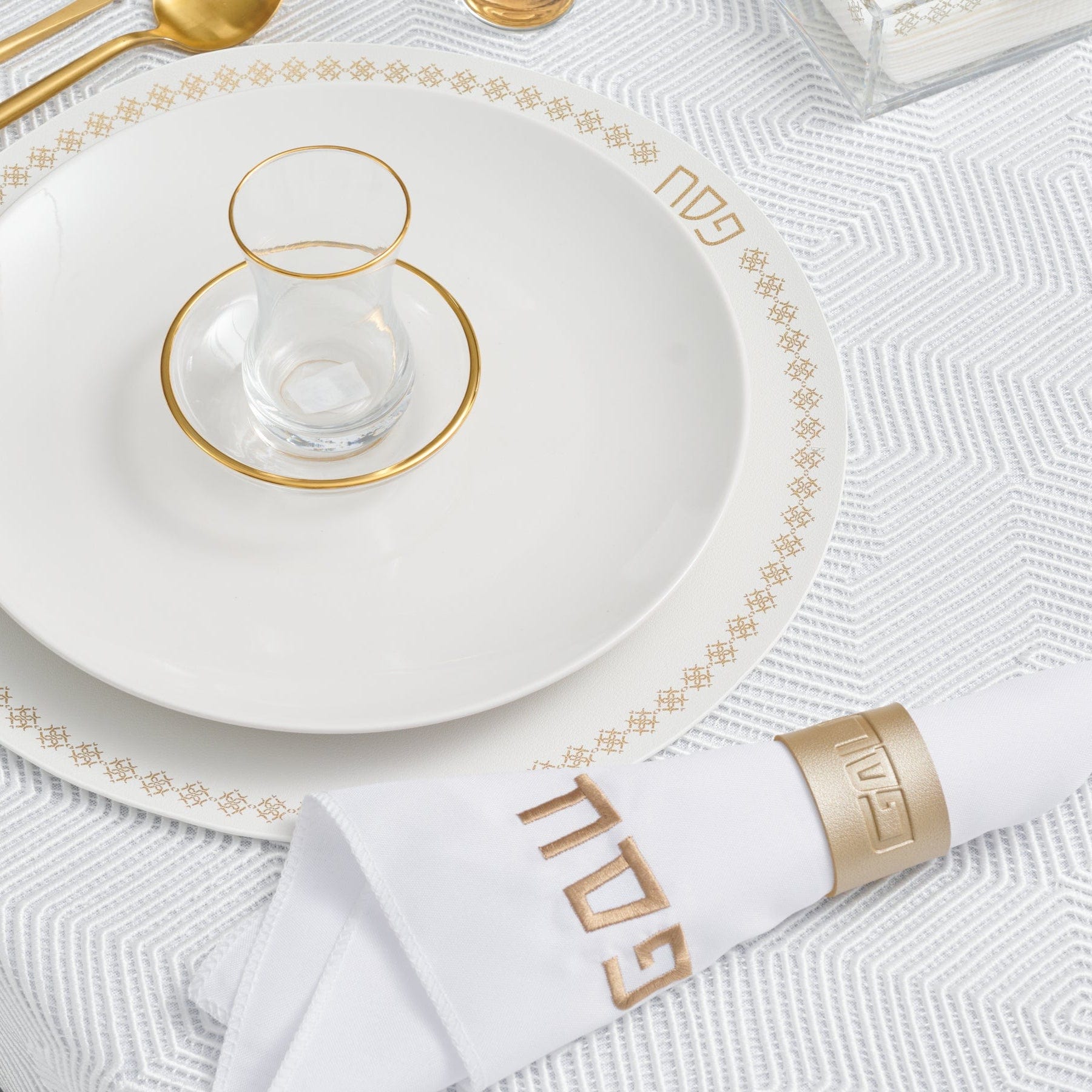 【Dinner Rush】tempo 展示品【F-2507OB24】 Inspired Pesach 2025 Tablescape – Waterdale Collection
