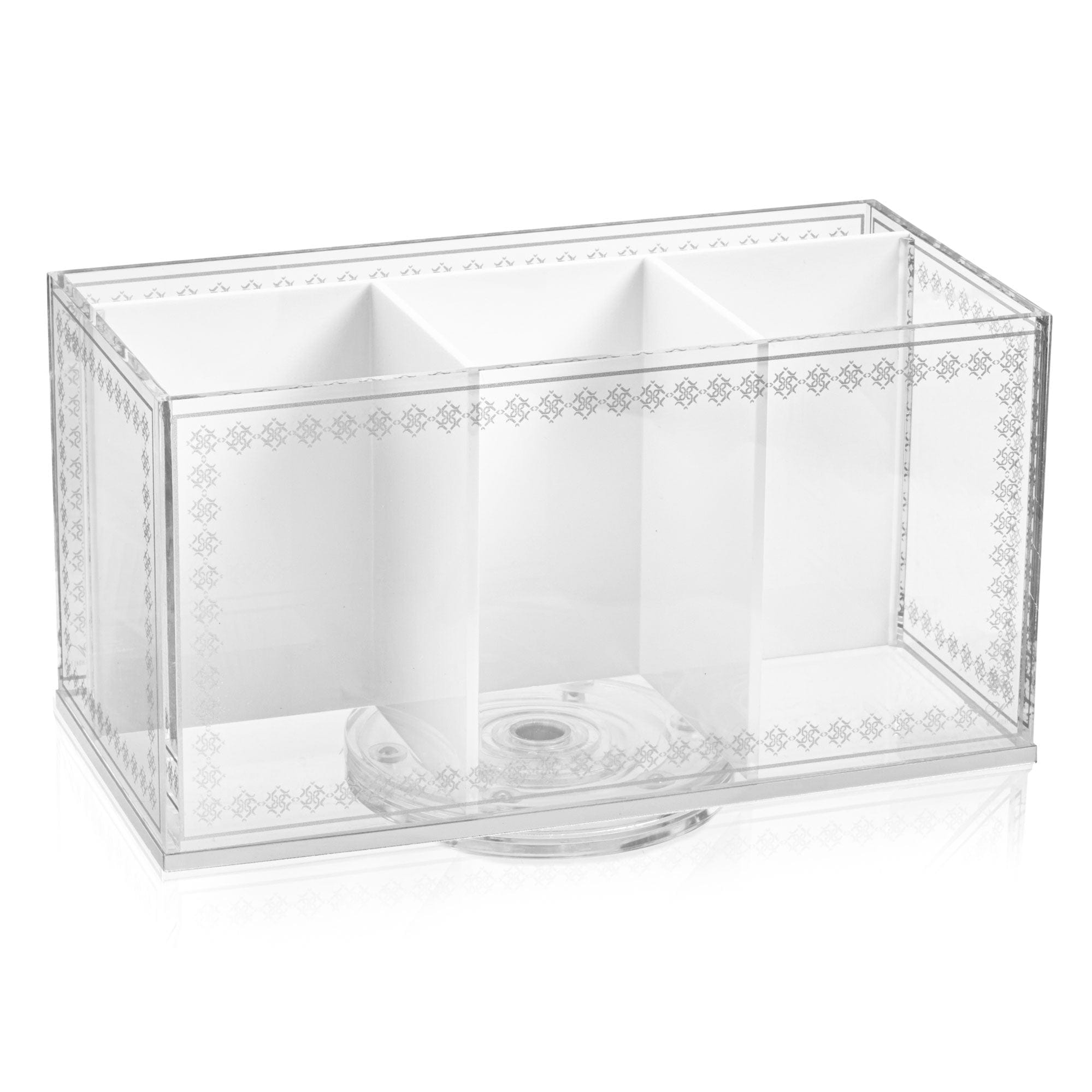 Inspired Swivel Silverware Caddy Silver