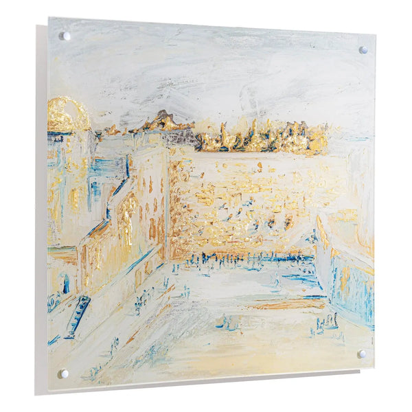 Kosel Plaza of Gray & Gold Painting
