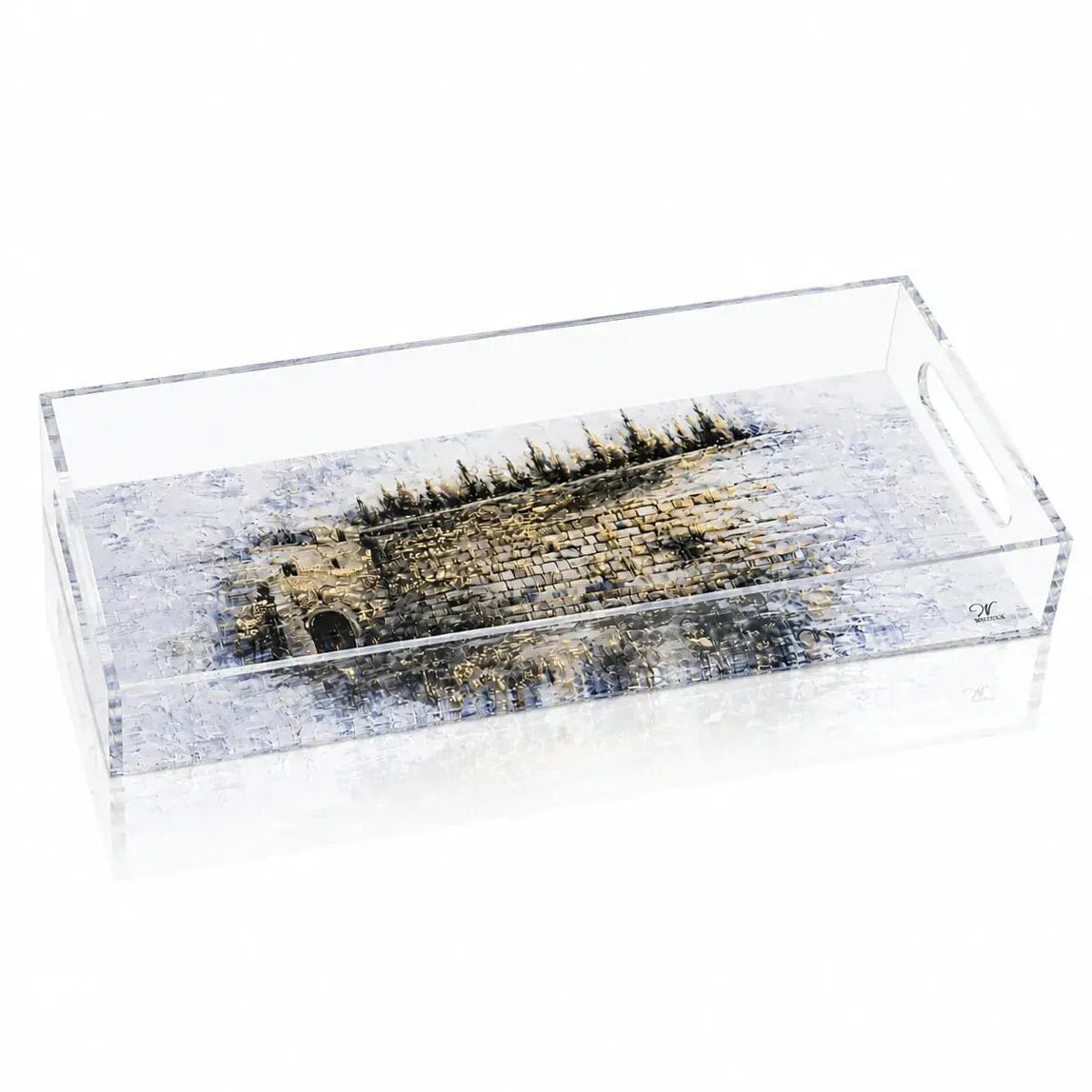 kosel teal bread tray waterdale collection