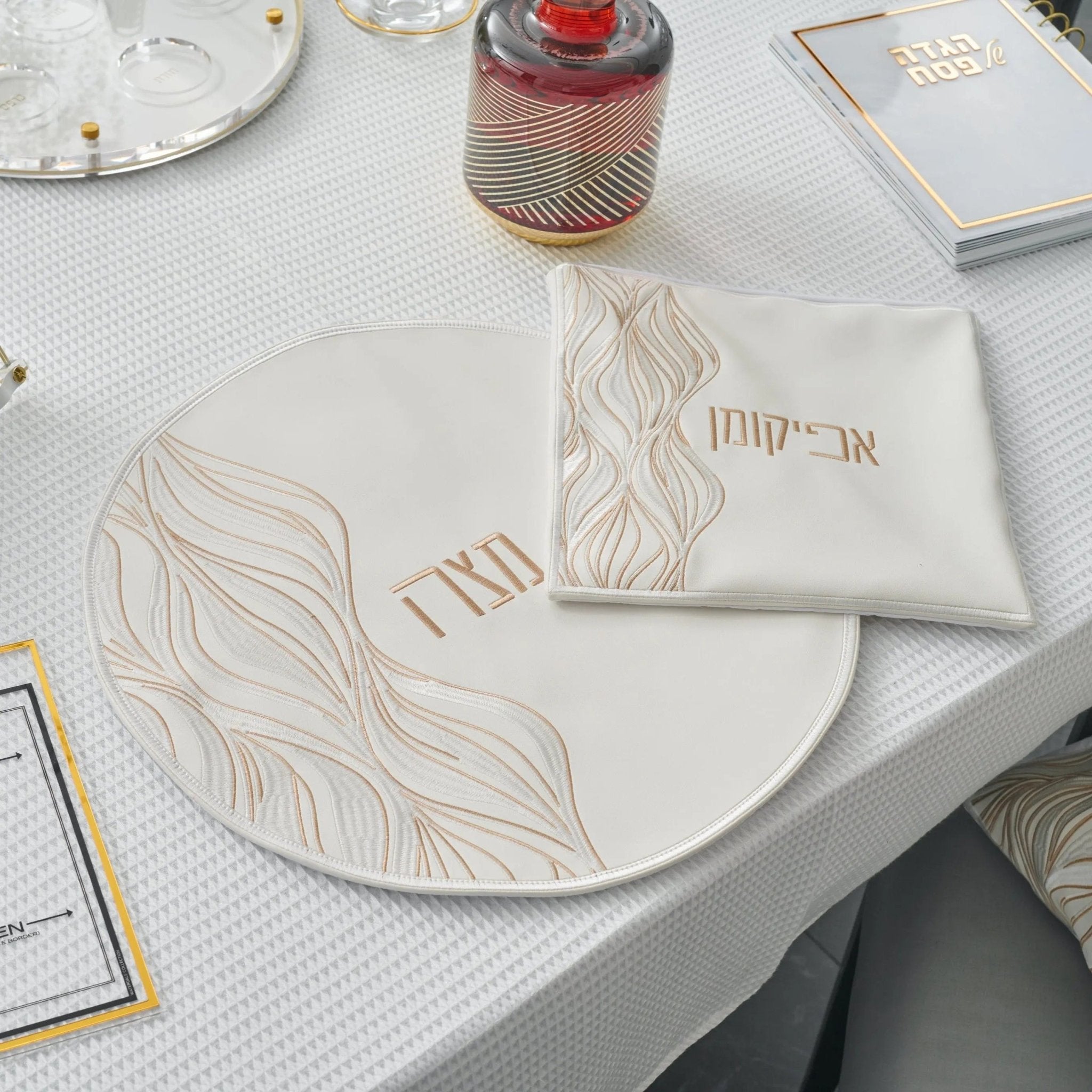 Lace Matzah Cover - Waterdale Collection