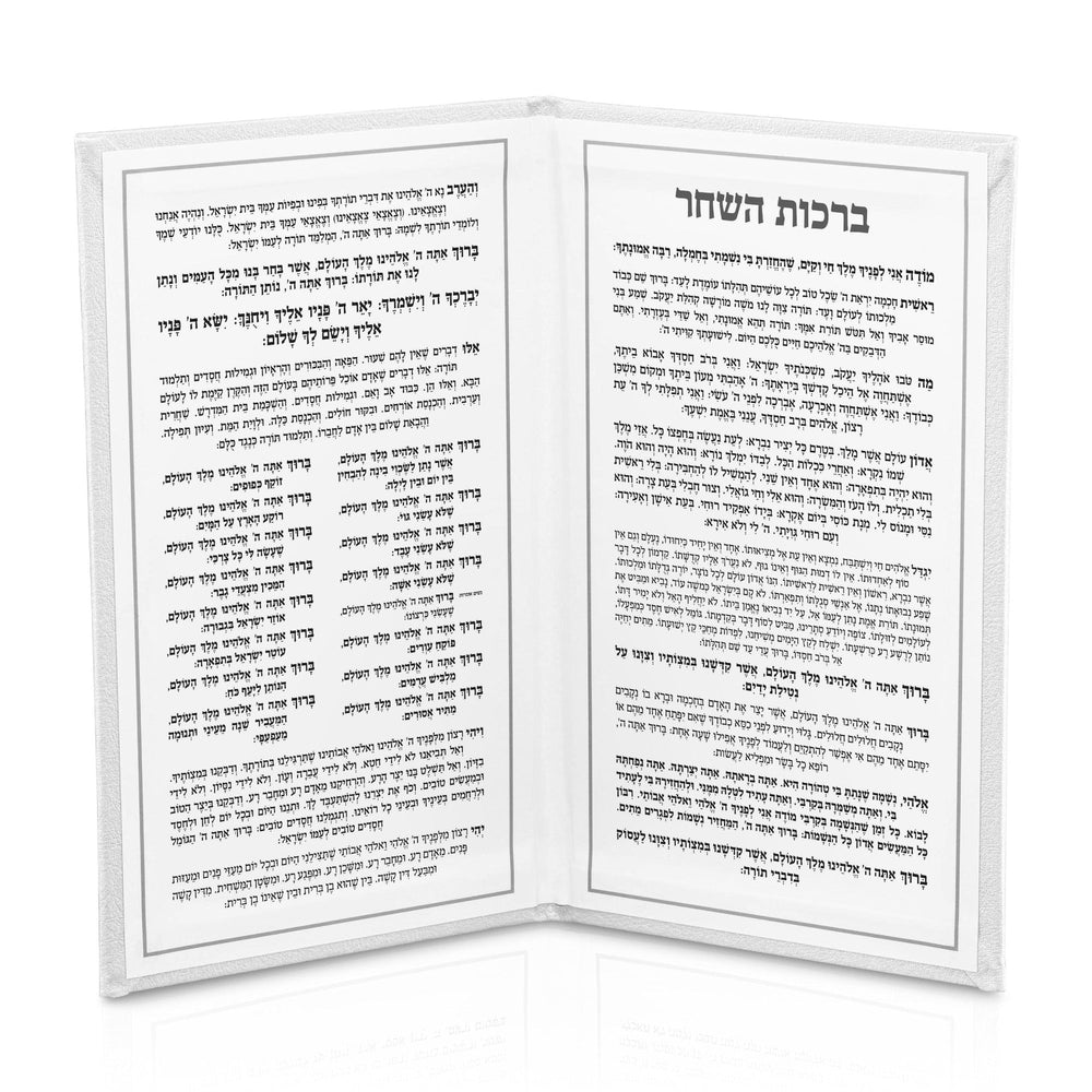 Leather Birchas Hashachar Booklet