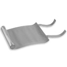 leather menorah tray - silver - wax resistant - waterdale collection