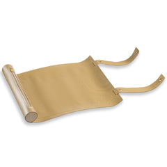 Waterdale Collection - Leather Menorah Mat - Zipper - gold