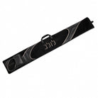 Black Looped Fur lulav and etrog case from Waterdale Collection, raised Hebrew lettering and attached esrog bag.