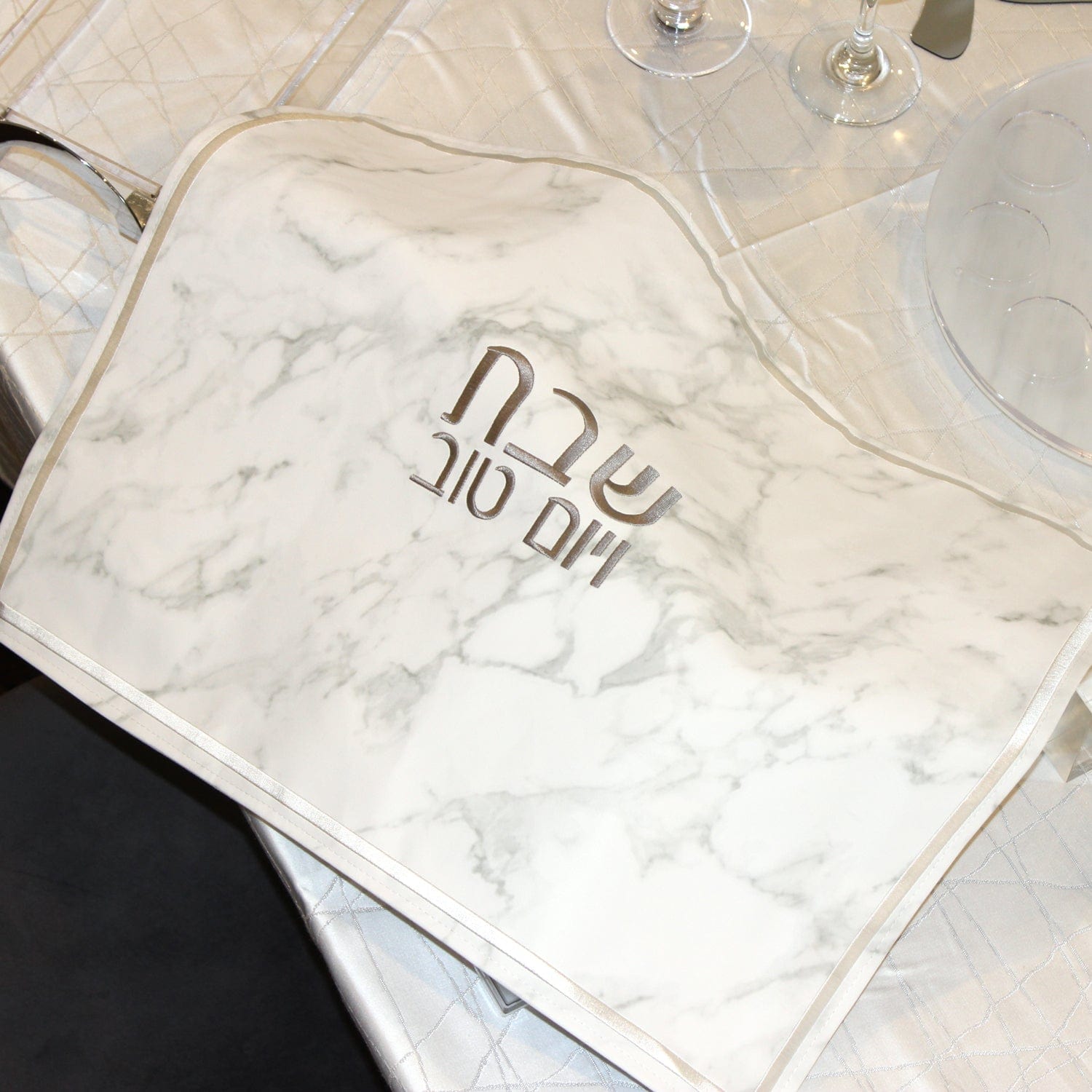 Marble Challah Cover - Waterdale Collection