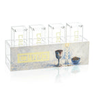 Multi Pack Painted Besamim Jars - Painted lucite for Havdalah | Waterdale Collection