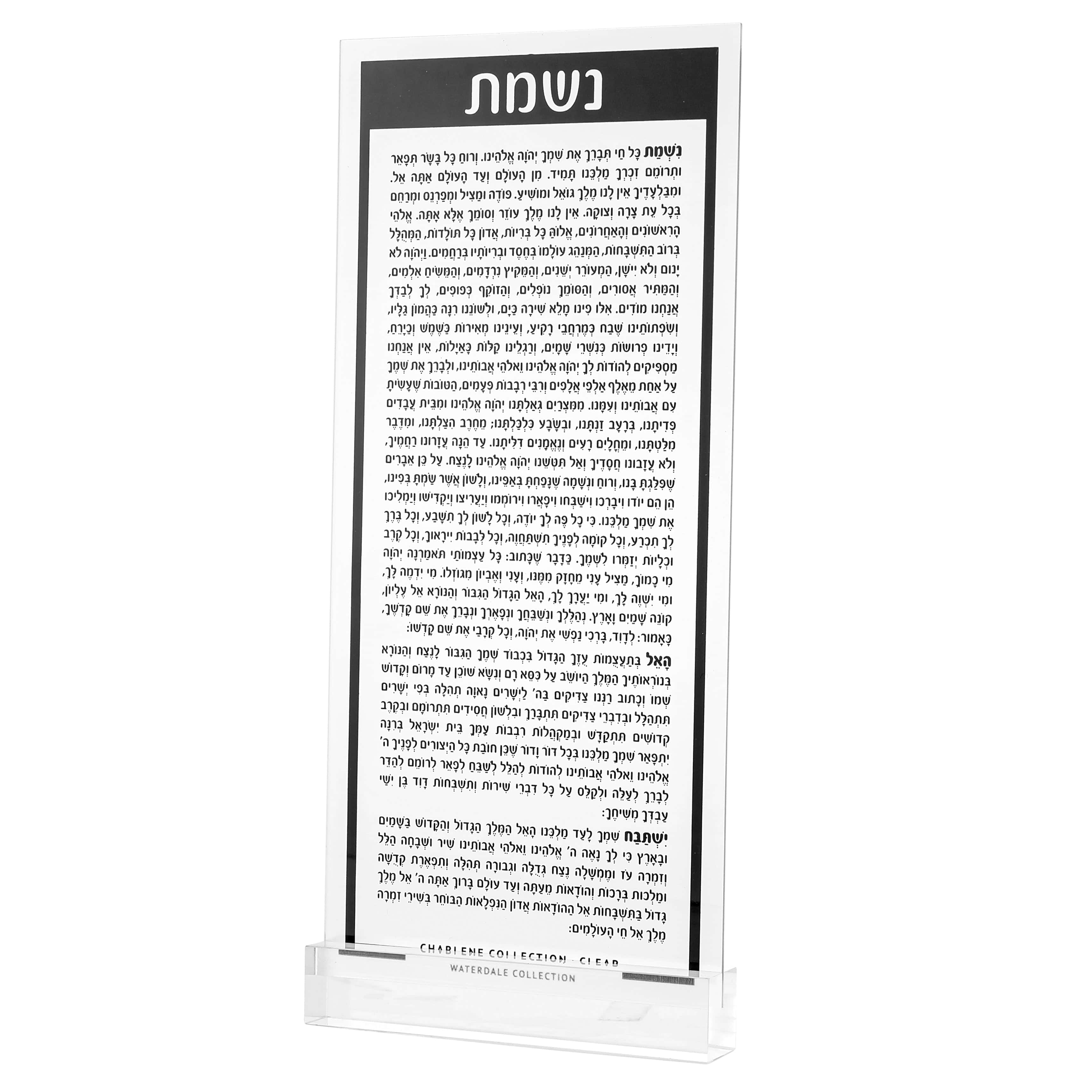 Personalized store Nishmas Plaque With Text and Image 10