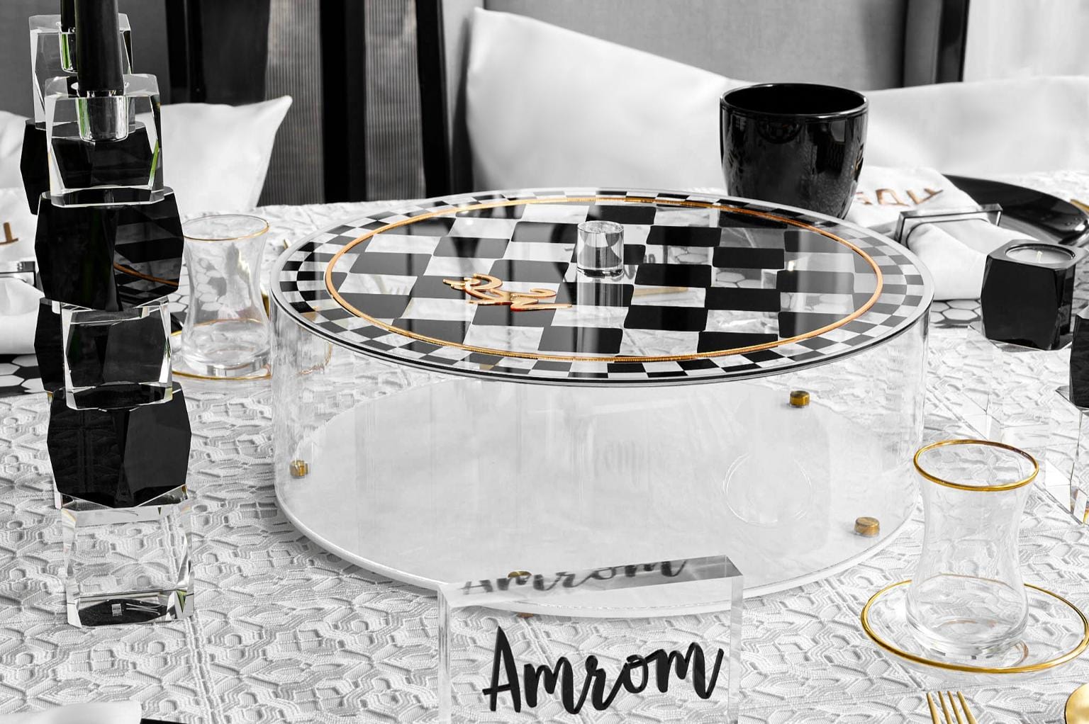 Onyx Matzah Box - Waterdale Collection