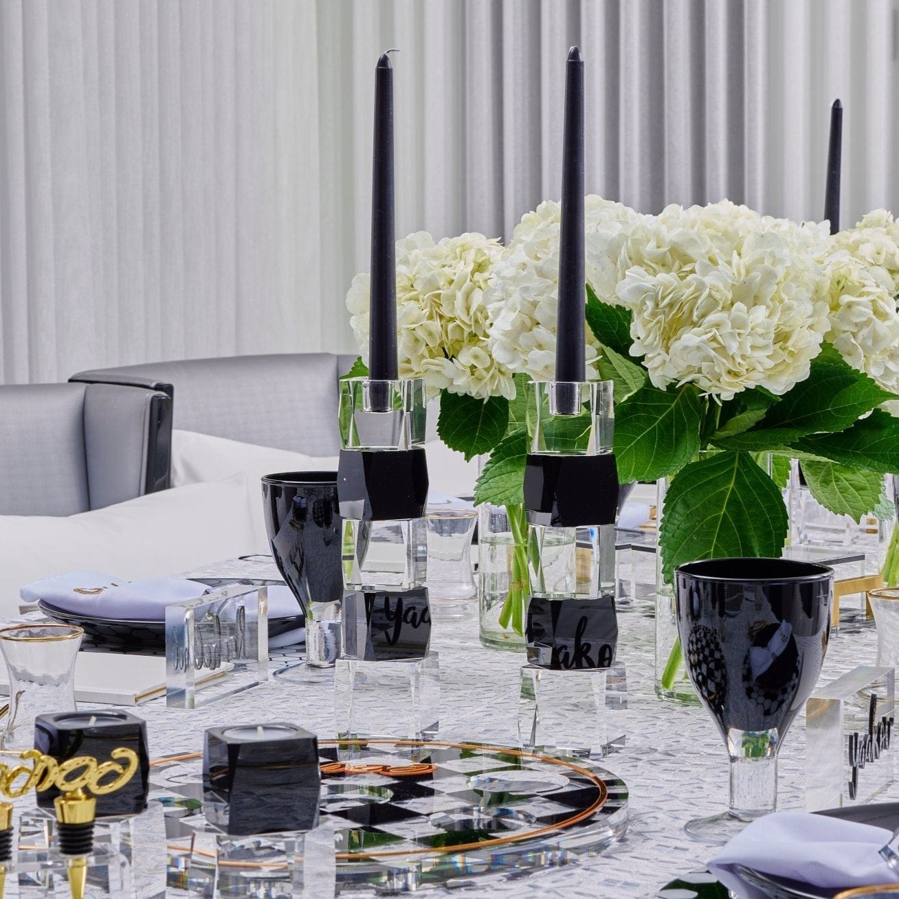 Onyx Pesach 2024 Tablescape - Waterdale Collection