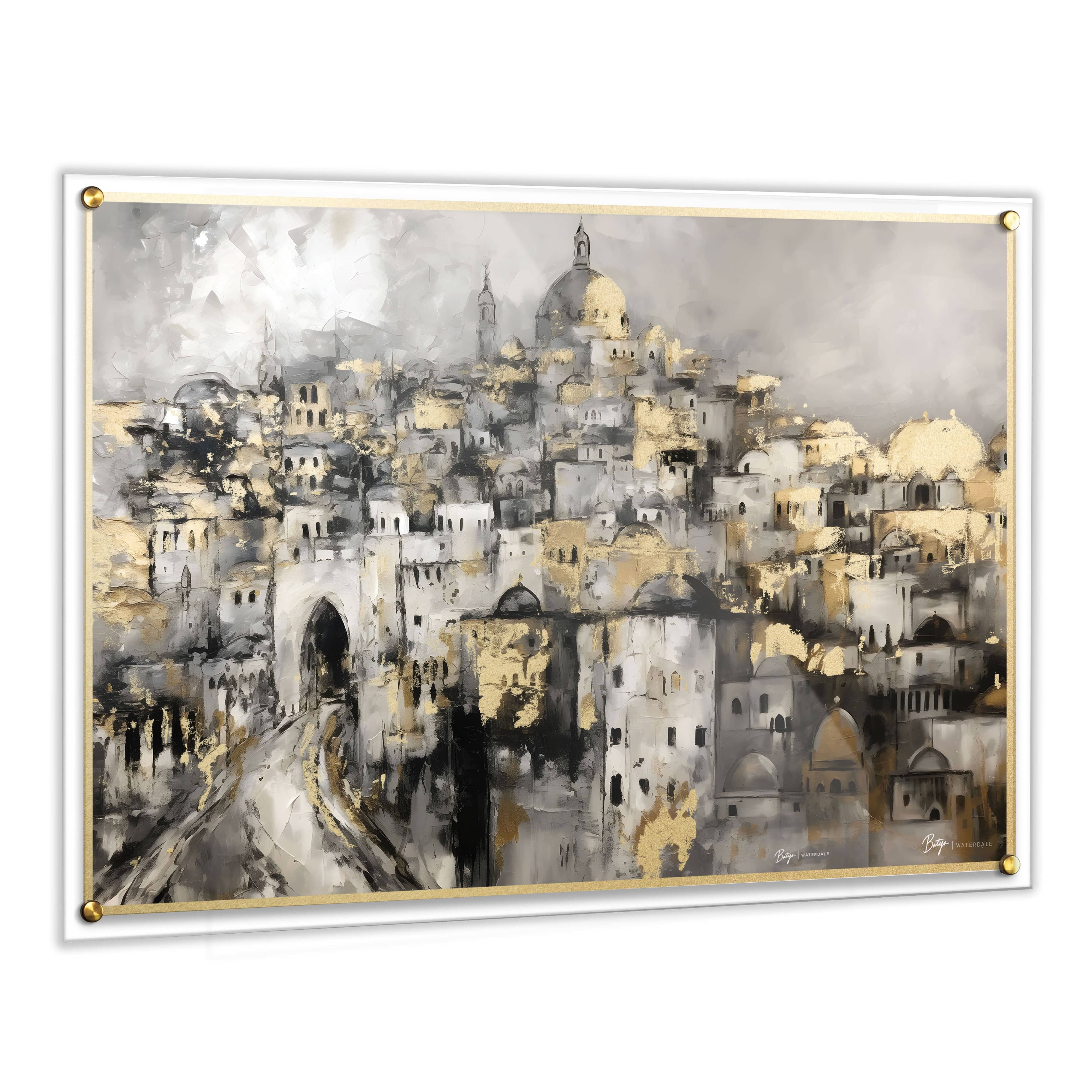 Painted by Batya Jerusalem Painting - Waterdale Collection