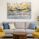 Painted by Yonatan Dark Kosel on a living room wall