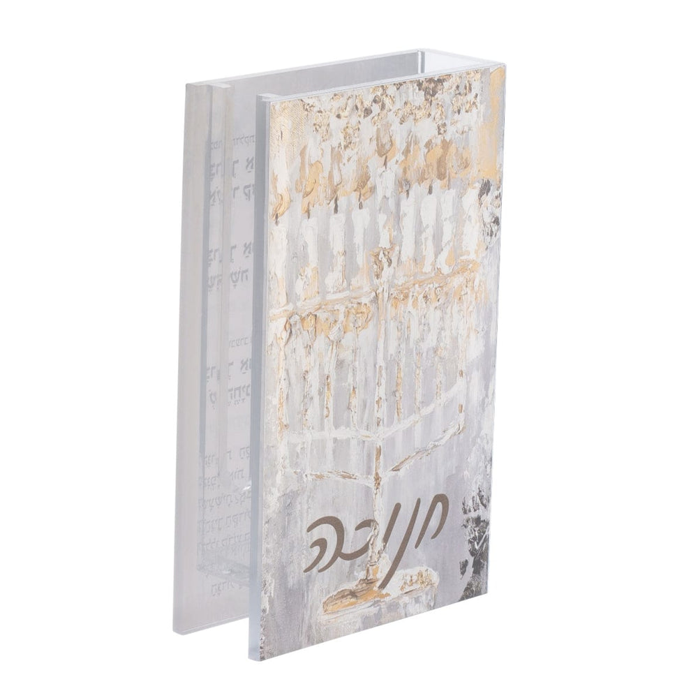 Painted Menorah Chanukah Matchbox - Waterdale Collection