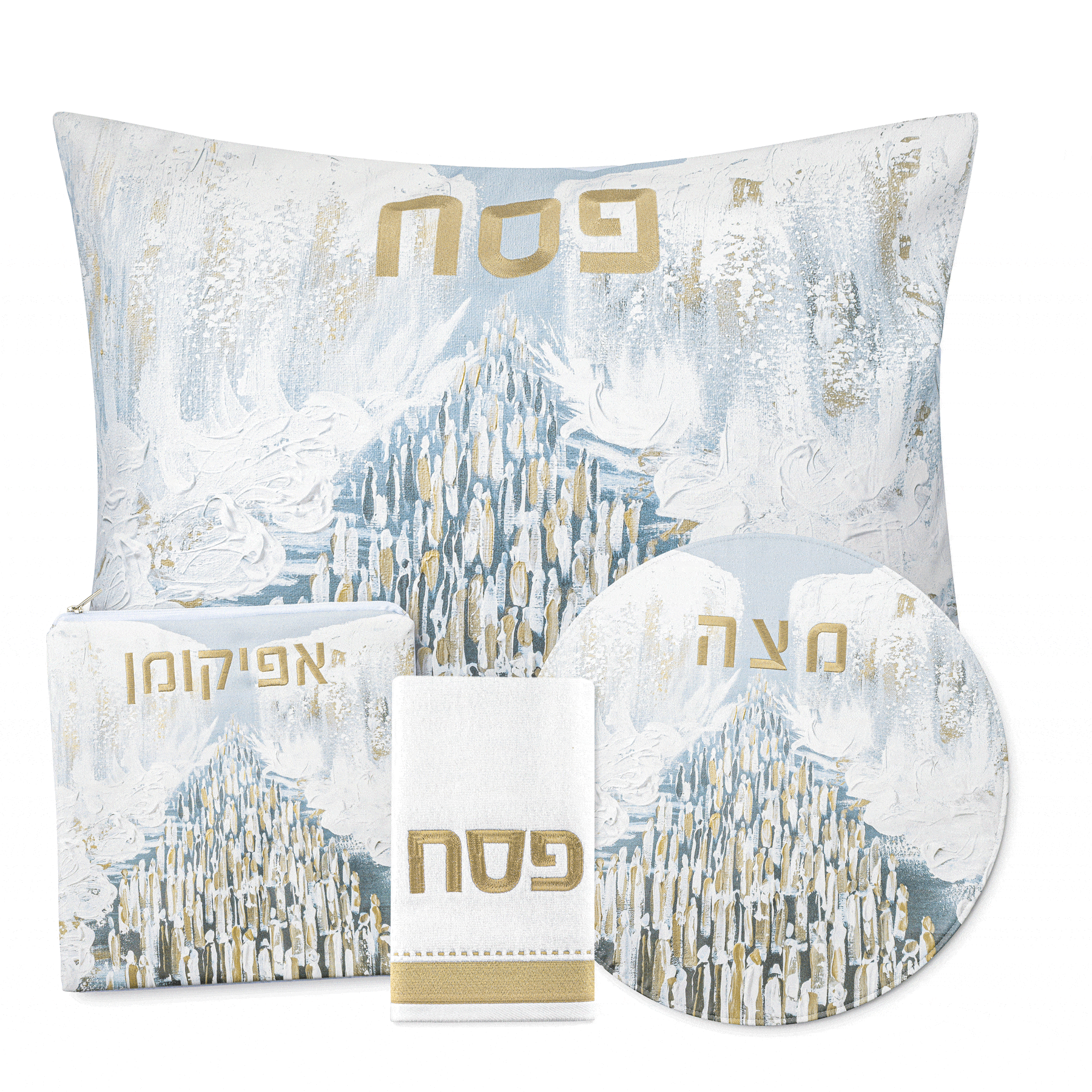 Painted Pesach Set (Style 2) - Waterdale Collection