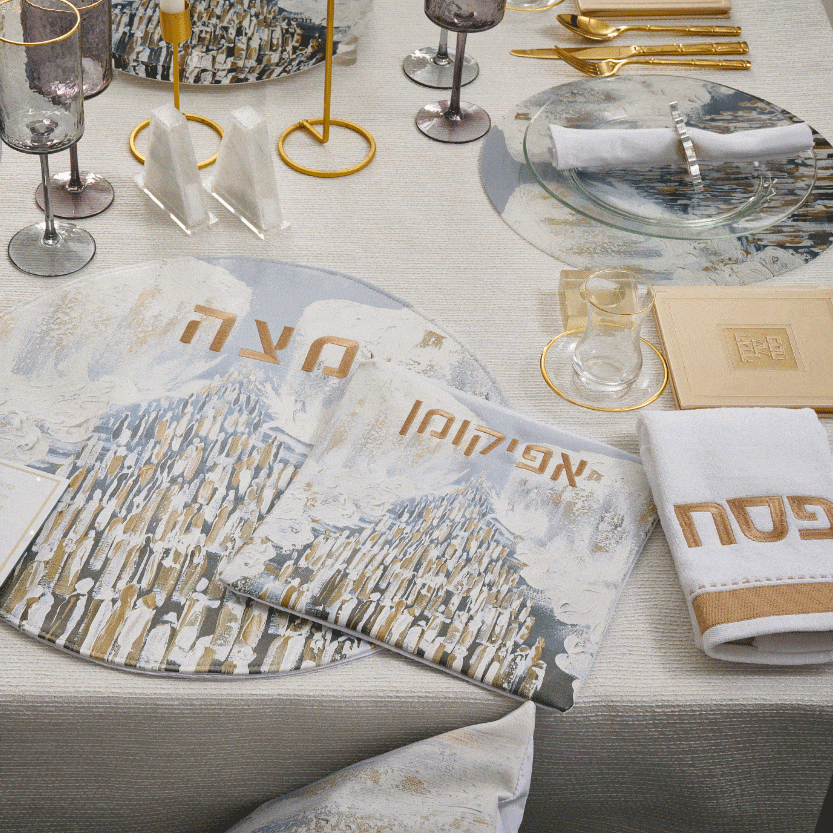 Painted Pesach Set (Style 2) - Waterdale Collection