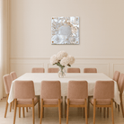 Papercut Eishes Chayil on the wall of dining area