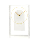 Pearl Marble frame Desk Clock - Waterdale Collection