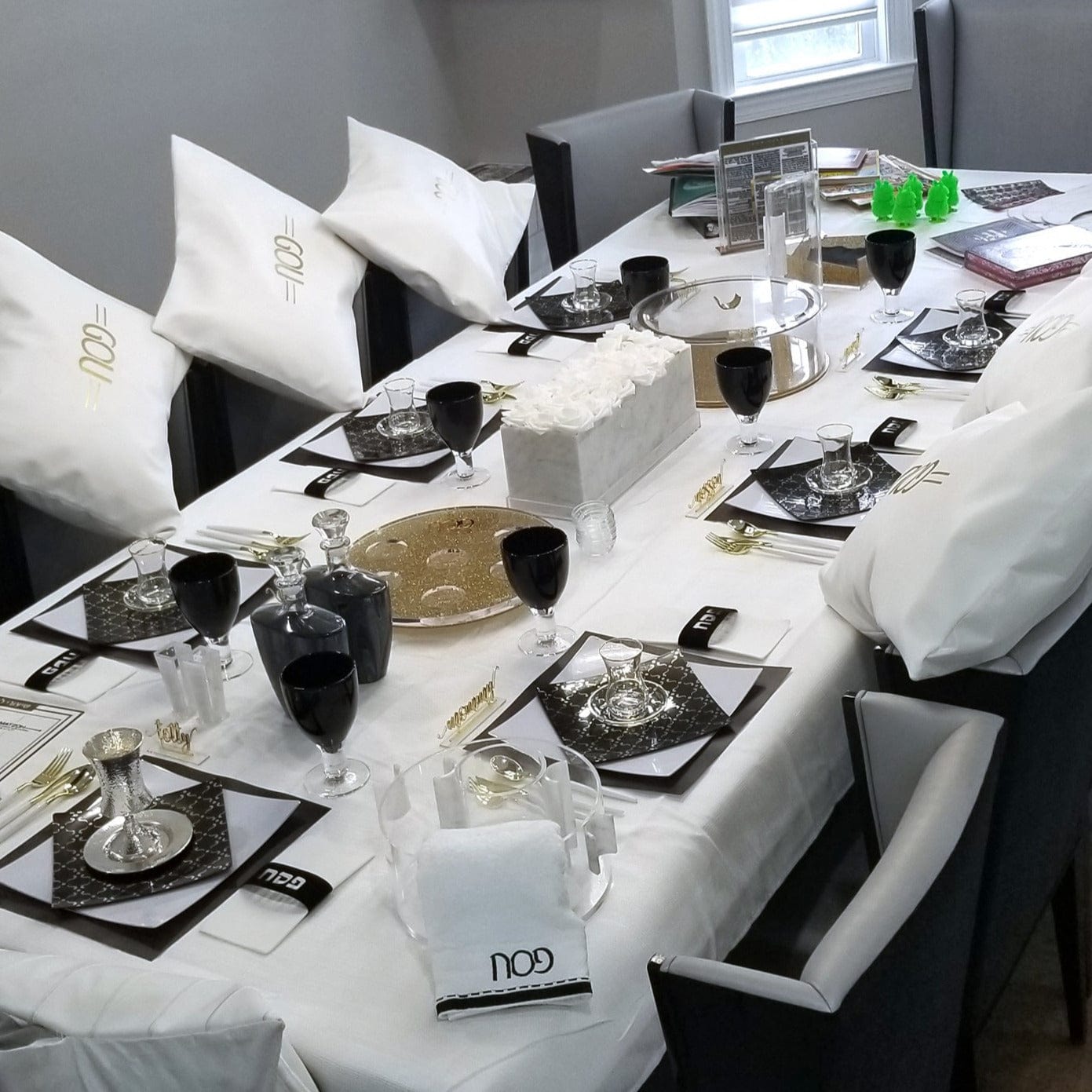 Pesach 2021 Tablescape - Waterdale Collection