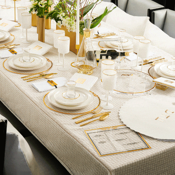 Pesach 2023 Classic Tablescape - Waterdale Collection