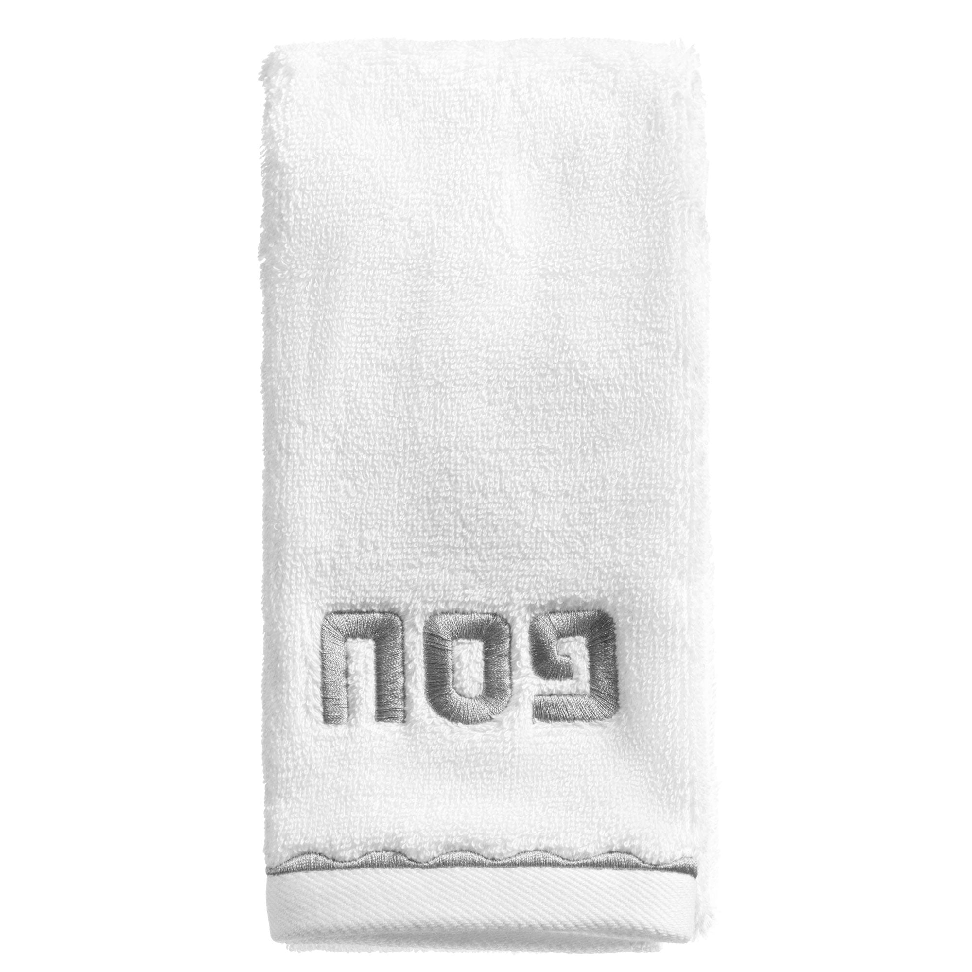 Pesach Scalloped Hand Towel - Waterdale Collection