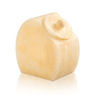 Marbled cream resin cookie jar with lid for kitchen storage – Waterdale Collection