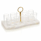 Resin Curve Liquor Set  by  Waterdale Collection
