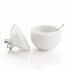 Resin Pomegranate Honey Dish silver | rosh hashana table decor