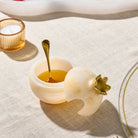 RH-HD-POM-RS-GO Resin Pomegranate Honey Dish Gold