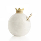 Resin Pomegranate Honey Dish Marble | rosh hashana table decor