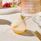 RH-HD-POM-SET-RS-GO Resin Pomegranate Honey Dish Gold Set of Four