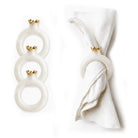 Resin Pomegranate Napkin Rings Napkin Rings - Waterdale Collection