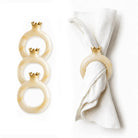 Resin Pomegranate Napkin Rings Napkin Rings - Waterdale Collection
