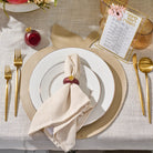 RH-NR-POM-RS-R Resin Pomegranate Napkin Rings Deep Red