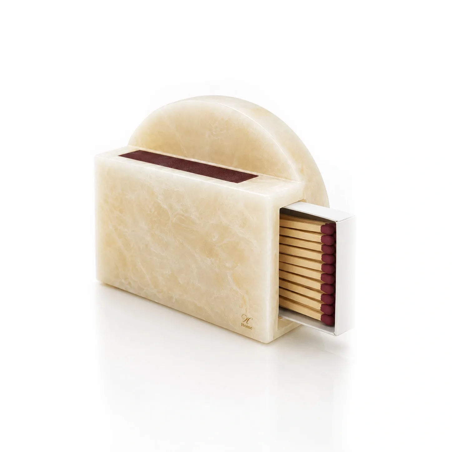 Luxury Resin Shabbos Matchbox Holder | Elegant Judaica Gift